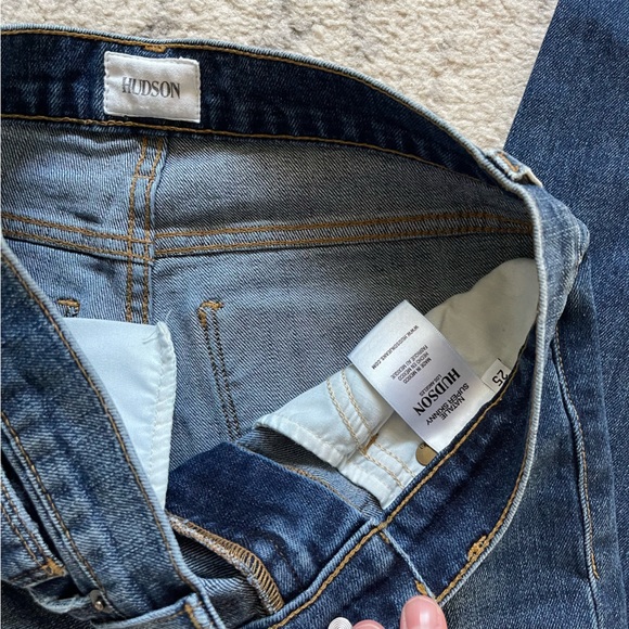 Hudson “Natalie Super Skinny” Dark Wash Denim Jeans - Picture 4 of 7